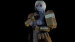 armor blue_body blue_skin breasts clothed clothing female fire_warrior hair melee_weapon partially_clothed red_eyes smug solo weapon hereticalkobold warfaremachine_(modeler) warhammer_(franchise) warhammer_40000 alien humanoid t'au_(warhammer) 16:9 3d_(artwork) digital_media_(artwork) hi_res source_filmmaker_(artwork) widescreen