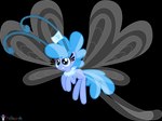 2023 absurd_res alpha_channel alphabet_(mike_salcedo) alternate_species antennae_(anatomy) b_(mike_salcedo) blue_body blue_hair breezie_(mlp) equid fairy feral flying friendship_is_magic hair hasbro hi_res male mammal melisareb multicolored_hair my_little_pony signature simple_background solo translucent translucent_wings transparent_background two_tone_hair wings