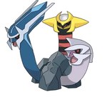 1:1 altered_forme_giratina ambiguous_gender angry blue_body blue_skin compression_artifacts dialga feral generation_4_pokemon generation_9_pokemon giratina group humor icon legendary_pokemon long_neck looking_away meme multicolored_body multicolored_skin nintendo nude open_mouth palkia pokemon pokemon_(species) red_eyes rock simple_background trio unknown_artist white_background white_body white_skin why wugtrio
