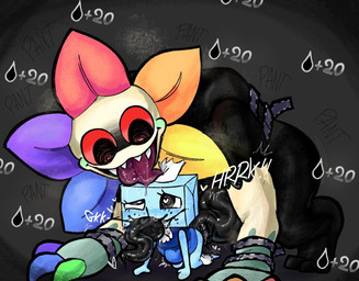 3_claws abdominal_bulge all_fours all_the_way_through anal anal_penetration anal_threading bestiality big_dom_small_sub big_penis black_body black_eyes black_penis black_skin blue_blush blue_body blue_claws blue_clothing blue_dress blue_petals blush bodily_fluids body_part_in_ass breath claws clothed clothed_sex clothing clothing_around_legs doggystyle dominant dominant_feral dominant_male dress duo exclamation_point eye_roll eyelashes female female_humanoid female_on_feral female_penetrated feral feral_dominating_female feral_dominating_humanoid feral_penetrating feral_penetrating_female feral_penetrating_humanoid flower for_a_head freckled_face freckles from_behind_position fucked_silly genitals glistening glistening_genitalia glistening_penis glistening_tongue green_blush green_claws green_hands half-closed_eyes head_lick heart_pupils heart_symbol humanoid_on_feral humanoid_penetrated ichor interspecies interspecies_domination larger_feral larger_male long_penis looking_at_another looking_down looking_down_at_another male male/female male_dominating_female male_dominating_humanoid male_feral male_on_humanoid male_penetrating male_penetrating_female male_penetrating_humanoid mounting multicolored_claws narrowed_eyes noseless number open_mouth open_smile orange_claws orange_petals panties panties_around_legs panties_down panting partially_clothed penetration penile penile_penetration penis penis_in_ass plant pupils purple_claws purple_tongue rainbow_claws red_petals red_sclera saliva saliva_bubble saliva_on_head saliva_on_penis saliva_on_tongue sex sharp_teeth size_difference smaller_penetrated smile submissive submissive_female submissive_humanoid tan_arms tan_head tapering_penis teeth text tongue underwear underwear_around_legs underwear_down white_clothing white_heart white_panties white_pupils white_sclera white_text white_underwear yellow_petals riaplusone dandy's_world dandy_(dandy's_world) tisha_(dandy's_world) animate_inanimate elemental_creature flora_fauna flower_creature humanoid object_head toons_(dandys_world) twisteds_(dandys_world) 2025 digital_media_(artwork)