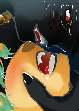 anthro bdsm black_body black_fur blindfold bodily_fluids bondage bound dominant dominant_female drooling duo face_grab female fur grabbing_from_behind male male/female saliva submissive submissive_male throat_grab fellpunk nintendo pokemon eeveelution generation_2_pokemon generation_4_pokemon humanoid leafeon pokemon_(species) umbreon absurd_res hi_res