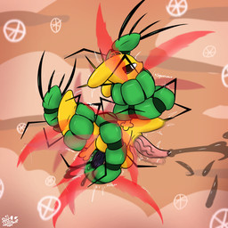 2_toes 3_fingers abdominal_bulge anal anal_penetration antennae_(anatomy) arched_back asphyxiation balls big_balls big_penis biped bipedal_feral black_sclera blurred_background blurred_foreground blush blush_lines bodily_fluids bouncing_penis choking claws coiling coiling_another coiling_around_body coiling_around_neck coiling_around_tail coiling_around_torso dandelion directed_motion_outline directional_arrow duo ears_back excessive_genital_fluids excessive_precum feet feral fingers flower flying genital_fluids genitals glistening glistening_body glistening_ears glistening_genitalia glistening_penis green_body half-closed_eyes logo long_penis looking_forward male male/male midair motion_blur motion_lines multi_leg multi_limb multi_wing narrowed_eyes nubbed_penis nude onomatopoeia open_mouth path_lines penetration penis penis_shaped_bulge pivoted_ears plant precum precum_squirt pupils questionable_consent raised_tail red_wings restrained segmented_body sky sound_effects squeezing tail tail_restraint tapering_penis text throbbing throbbing_penis thrusting toes vein veiny_penis white_pupils wings yellow_body dstitan rain_world videocult monk_(rain_world) arthropod centipede centipede_(rain_world) centiwing_(rain_world) mammal myriapod slugcat 1:1 2026 absurd_res artist_logo artist_name colored digital_drawing_(artwork) digital_media_(artwork) english_description english_text hi_res shaded signature