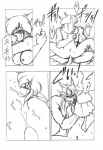 anthro black_and_white bodily_fluids breasts butt canid canine canis comic cum cum_in_pussy cum_inside duo eyes_closed female female_penetrated genital_fluids genitals japanese_text kemono khris_(shining) male male/female male_penetrating male_penetrating_female mammal monochrome nipples nude pen_(artwork) penetration penile penile_penetration penis penis_in_pussy pussy ruuen_rouga sega sex shining_(sega) shining_force simple_background tail tears text traditional_media_(artwork) translation_request vaginal vaginal_penetration white_background wolf zylo_(shining)