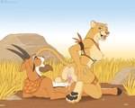 4_toes 5_fingers anthro anthro_on_anthro anthro_penetrated anthro_penetrating anthro_penetrating_anthro areola biped blue_eyes bodily_fluids breasts brown_body brown_fur butt cloven_hooves countershade_torso countershading cum cum_in_pussy cum_inside cum_on_body cum_on_butt cum_on_penis cum_on_self duo ejaculation erection feet female female_penetrated fingers fur genital_fluids genitals green_eyes hand_on_butt hand_on_own_butt hooves horn looking_at_another looking_back looking_back_at_another lying male male/female male_penetrating male_penetrating_female nipples nude nude_anthro nude_female nude_male on_back open_mouth open_smile outside outside_sex pawpads paws penetration penile penile_penetration penis penis_in_pussy predator/prey pussy sex sky smile tail teeth toes tongue vaginal vaginal_penetration yellow_body yellow_fur yellow_tail jishinu antelope bovid felid lion mammal pantherine 2025 5:4 digital_media_(artwork) hi_res