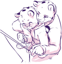 5_fingers age_difference anthro anthro_on_anthro blush clothed clothing duo eyebrows fingers fondling hoodie intraspecies male male/male simple_background tail topwear white_background young young_anthro young_male aogami spots_(spotthecat) cheetah felid feline mammal hi_res monochrome father_(lore) father_and_child_(lore) father_and_son_(lore) incest_(lore) parent_(lore) parent_and_child_(lore) parent_and_son_(lore) son_(lore)