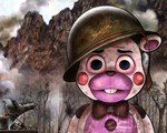 ambiguous_gender anthro armor blank_stare bloodshot_eyes bow_(feature) bow_accessory bow_tie buckteeth chibi combat_helmet countershade_torso countershading eye_bags eyebrows front_view headgear helmet looking_at_viewer machine outside pink_body pink_countershading reverse_countershading solo teeth traumatized war white_body blueji five_nights_at_freddy's freddy_fazbear's_pizzeria_simulator marines_call_it_that_2000_yard_stare scottgames helpy_(fnaf) animatronic bear mammal robot robot_anthro 2024 5:4 bust_portrait digital_drawing_(artwork) digital_media_(artwork) hi_res meme portrait shaded male_(lore)