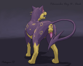 animal_genitalia animal_penis anus balls butt claws digitigrade erection fangs feline_genitalia feline_penis feral fur genitals gloves_(marking) green_eyes leg_markings looking_at_viewer looking_back male markings open_mouth penile_spines penis pink_markings purple_body purple_fur quadruped rear_view simple_background socks_(marking) solo tail teeth toe_claws whiskers yellow_body yellow_fur yellow_markings pokegontc nintendo pokemon felid feline generation_5_pokemon liepard mammal pokemon_(species) 2025 5:4 digital_media_(artwork) hi_res