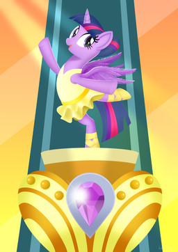 ballerina ballet bottomwear clothing dancewear female feral horn pose sculpture skirt smile solo statue tutu wings leonkay friendship_is_magic hasbro my_little_pony mythology twilight_sparkle_(mlp) equid equine mammal mythological_creature mythological_equine winged_unicorn absurd_res hi_res