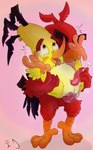 anal anal_penetration anthro bodily_fluids cum cum_while_penetrated duo ejaculation genital_fluids liquid male male/male penetration simple_background tongue tongue_out nietvart angry_birds rovio_entertainment sega chuck_(angry_birds) red_(angry_birds) avian bird digital_media_(artwork) hi_res