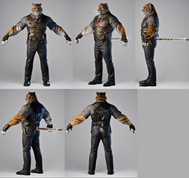 clothed clothing male simple_background solo tail white_background leib05327098 epic_games fortnite oscar_(fortnite) felid mammal pantherine tiger 3d_(artwork) absurd_res digital_media_(artwork) hi_res huge_filesize superabsurd_res