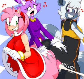 ahegao anthro anthro_on_anthro big_butt bodily_fluids breasts butt butt_press collaborative collaborative_hot_dogging collaborative_sex crossgender cum cumshot ejaculation female female_anthro ftg_crossgender fti_crossgender genital_fluids genitals group group_sex gynomorph gynomorph/female gynomorph_anthro heart_symbol hot_dogging huge_butt intersex intersex/female intersex_anthro looking_back looking_pleasured orgasm orgasm_face penis sex threesome trio denizen1414 idw_publishing sega sonic_the_hedgehog_(comics) sonic_the_hedgehog_(idw) sonic_the_hedgehog_(series) amy_rose blaze_the_cat tangle_the_lemur eulipotyphlan felid feline hedgehog lemur mammal primate ring-tailed_lemur strepsirrhine hi_res