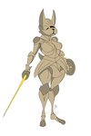 anthro armor boob_armor breastplate buckler clothed clothing codpiece crotch_armor female headgear headwear holding_object holding_weapon melee_weapon rapier shield skinny skinny_anthro solo sword weapon wittless-pilgrim ambiguous_species 2019 colored digital_drawing_(artwork) digital_media_(artwork) flat_colors hi_res