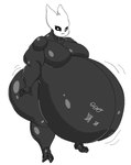 abdominal_bulge anthro belly belly_expansion belly_inflation big_belly big_butt black_body black_eyes blush butt close_to_bursting clothing curvy_figure egg embarrassed expansion fat_rolls female filled_womb flustered glorp growth heavy horn huge_belly huge_butt huge_hips hyper hyper_butt hyper_pregnancy inflation jiggling larger_female obese overweight pregnant pregnant_anthro pregnant_female rumbling_stomach shy size_difference slightly_chubby slightly_chubby_female sloshing_belly solo standing stretched stretching tattoo thick_thighs tight_clothing tired voluptuous white_horn wide_hips worried skeletaleagle16 hollow_knight team_cherry hornet_(hollow_knight) arachnid arthropod insect spider monochrome