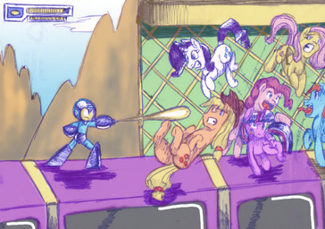 applejack_(mlp) battle blonde_hair crossover cutie_mark equine feral fluttershy_(mlp) friendship_is_magic fur glass green_eyes group hair hat health_bar helmet holy_justice hooves horse jumping killing mammal mane mega_man_(character) mega_man_(series) mountain multi-colored_hair my_little_pony open_mouth pegasus pink_hair pinkie_pie_(mlp) purple_eyes rainbow_dash_(mlp) rarity_(mlp) scared screaming shoot sky tongue tongue_out train twilight_sparkle_(mlp) white_fur wings yellow_fur
Rating: Safe
Score: 4
User: ventilador
Date: February 25, 2014