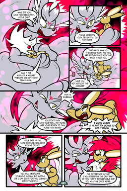 6_panel_comic ambiguous_gender angry balloon balloon_with_face black_nose black_text cheek_tuft clenched_teeth dialogue dipstick_tail duo exclamation_point eyebrows facial_tuft feral floating fur gesture green_eyes grey_body grey_fur hair half-closed_eyes hand_gesture holding_another inflatable jewelry larger_ambiguous looking_at_another markings multi_tail narrowed_eyes neck_tuft necklace open_mouth open_smile page_number paws pointing pointing_at_another pupils question_mark red_tail_tip sharp_teeth sitting size_difference slit_pupils smaller_ambiguous smile speech_bubble tail tail_markings talking_to_another teeth text tongue toony translucent translucent_hair tuft white_body white_fur white_sclera yellow_eyes virmir roko_kirihoko suzocon canid canine fox fox_spirit mammal 2026 2:3 absurd_res comic english_text hi_res signature male_(lore)