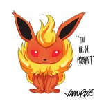 2014 eeveelution feral flareon looking_at_viewer nintendo plain_background pokémon red_eyes sitting twitch_plays_pokemon vaanrose video_games white_background
Rating: Safe
Score: 0
User: Lizardite
Date: February 21, 2014