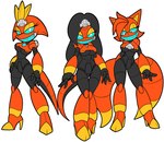 2_tails anthro black_body black_hair blue_sclera breasts crossgender drone featureless_breasts female group hair long_hair looking_at_viewer machine medium_breasts mtf_crossgender multi_tail orange_body orange_hair simple_background tail trio white_background white_eyes yellow_body chaoscroc eggman_empire eggman_logo sega sonic_the_hedgehog_(series) chaos_croc crisis_(kirisha) miles_prower canid canine crocodile crocodilian dinosaur dromaeosaurid egg_pawn fox mammal prehistoric_species reptile robot scalie theropod velociraptor 2024 hi_res