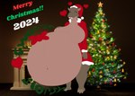 anthro anthro_on_anthro anthro_pred anthro_prey belly big_belly breast_grab breasts christmas_clothing christmas_headwear christmas_tree clothed clothed_anthro clothed_female clothed_pred clothing costume duo exposed_belly exposed_breasts featureless_breasts female female_pred fireplace grey_body gynomorph hand_on_breast happy hat headgear headwear heart_symbol holidays huge_belly intersex male male/female male_prey merry_christmas multicolored_body navel navel_outline offscreen_character onomatopoeia pink_underbelly plant safe_vore santa_coat santa_costume santa_hat satisfaction satisfied satisfied_look slosh sloshing sloshing_belly sound_effects teeth teeth_showing text tree underbelly unseen_prey vore willing_pred willing_prey mandro22 christmas happy_holidays fan_character common_hippopotamus hippopotamid mammal pachyderm absurd_res hi_res huge_filesize