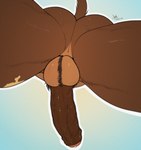 anthro ball_tuft balls big_penis bodily_fluids brown_balls brown_body brown_fur brown_hair brown_penis butt crotch_shot dark_penis darkened_genitalia darkened_penis erection foreskin fur genital_fluids genitals glans hair humanoid_genitalia humanoid_penis leaking_precum low-angle_view male muscular muscular_anthro muscular_male nude partially_retracted_foreskin penis pink_glans precum pubes solo standing thick_penis thick_thighs tuft vein veiny_penis worm's-eye_view banni_art demetrius_hurrd_(brunkdutt) felid lion mammal pantherine absurd_res colored digital_media_(artwork) hi_res