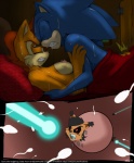 2013 anthro areola aval0nx bed big_breasts blanket blue_hair breasts chipmunk cum cum_in_pussy cum_inside cumshot drooling egg english_text erect_nipples erection feline female hair hedgehog hi_res impregnation internal laser lying lynx male mammal missionary_position nicole_the_lynx nipples nude on_back orgasm ovum penetration penis pillow red_hair rodent saliva sally_acorn sega sex sonic_(series) sonic_the_hedgehog straight sweat text vaginal vaginal_penetration
Rating: Explicit
Score: 13
User: Robinebra
Date: August 26, 2013