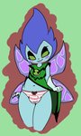 bedroom_eyes bulge clothing femboy flashing male narrowed_eyes not_furry panties seductive solo underwear vono ben_10 cartoon_network pesky_dust alien alien_humanoid fairy humanoid nemuina