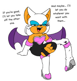 anthro claws feet female foot_fetish solo teasing teasing_with_feet text toe_claws zoinkes7 sega sonic_the_hedgehog_(series) rouge_the_bat bat mammal english_text hi_res