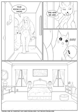 ambiguous_gender anthro belly breasts featureless_breasts female group inside navel text fidchellvore nintendo pokemon fan_character kris_(radarn) furret gabite generation_1_pokemon generation_2_pokemon generation_4_pokemon ninetales pokemon_(species) 2018 black_and_white comic english_text monochrome female_(lore) male_(lore)