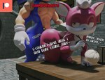 3d_(artwork) all_fours anal anal_penetration anthro balls bent_over big_butt blue_body blue_fur butt camseven chip_(sonic) chopsticks dialogue digital_media_(artwork) doggystyle dumplings duo english_text erection eulipotyphlan femboy food from_behind_position fur furniture genitals hair half-closed_eyes hedgehog hi_res looking_back male male/male male_penetrated male_penetrating male_penetrating_male mammal narrowed_eyes nipples on_table outside_sex penetration public public_sex red_body red_fur sega sex size_difference smile sonic_the_hedgehog sonic_the_hedgehog_(series) sonic_unleashed table teapot_(body_type) text thick_thighs unknown_species watermark white_hair wide_hips wings