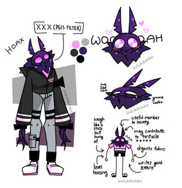 anthro black_bottomwear black_clothing black_hoodie black_shorts black_topwear blush bodily_fluids bottomwear clothed clothed_anthro clothed_male clothing color_swatch crying empty_eyes footwear front_view fully_clothed fully_clothed_anthro fully_clothed_male fur grey_bottomwear grey_clothing grey_pants heart_symbol hoodie long_legs looking_at_viewer male pants pink_clothing pink_eyes pink_footwear pink_shirt pink_shoes pink_topwear purple_body purple_fur shirt shoes shorts simple_background solo tears tentacle_hands text topwear white_background white_eyes skykdotidot hoax_(skykdotidot) arthropod insect lepidopteran moth 2023 absurd_res artist_name digital_drawing_(artwork) digital_media_(artwork) english_text full-length_portrait headshot_portrait hi_res portrait