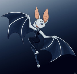 anthro bodysuit clothed clothing female simple_background skinsuit solo tight_clothing wings skelly_doll disney zootopia lucy_(lettup) bat leaf-nosed_bat mammal microbat vampire_bat yangochiropteran hi_res portrait unavailable_at_source
