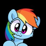 blue_body cheek_tuft facial_tuft female feral hair kissing kissing_viewer looking_at_viewer multicolored_hair purple_eyes rainbow_hair solo tuft sugar_morning friendship_is_magic hasbro my_little_pony rainbow_dash_(mlp) equid equine mammal 1:1 animated short_playtime