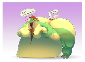 anal anthro belly belly_on_ground big_belly big_butt big_moobs body_hair brown_hair butt chest_hair chubby_cheeks dialogue double_chin duo green_body hair heart_symbol huge_belly huge_butt looking_back male male/male moobs morbidly_obese morbidly_obese_anthro morbidly_obese_male nude obese obese_anthro obese_male open_mouth oral overweight overweight_anthro overweight_male rimming sex speech_bubble standing text thick_thighs yellow_belly lizzies4lad five_nights_at_freddy's five_nights_at_freddy's:_security_breach scottgames steel_wool_studios lizzie_zalyd montgomery_gator alligator alligatorid crocodilian lagomorph leporid mammal rabbit reptile scalie english_text hi_res