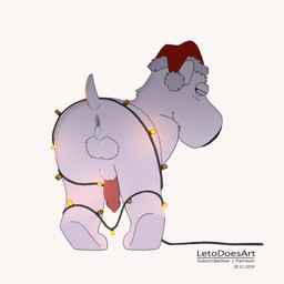 animal_genitalia animal_penis anthro anus backsack balls biped butt canine_genitalia canine_penis clothing erection fur genitals hat hat_only headgear headgear_only headwear headwear_only looking_at_viewer looking_back male mostly_nude penis rear_view shaking_butt simple_background smile solo standing tail white_background white_body white_fur white_tail letodoesart family_guy brian_griffin canid canine canis domestic_dog mammal 1:1 2024 2d_animation animated frame_by_frame hi_res