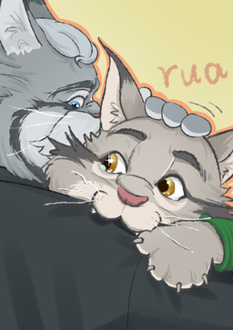 anthro bodily_fluids claws clothing duo fur grey_body grey_fur holidays hug male suit tears yellow_eyes unknown_artist disney new_year zootopia milton_lynxley pawbert_lynxley canada_lynx felid feline lynx mammal hi_res