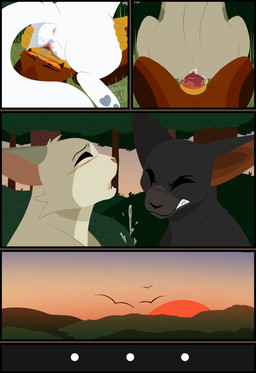 6_panel_comic amber_eyes anal anal_penetration animal_genitalia animal_penis background_shot black_body black_fur black_nose blush bodily_fluids brown_body brown_fur brown_inner_ear cheek_tuft clenched_teeth countershading cum cum_in_ass cum_inside cunnilingus ejaculation erection evening eyes_closed facesitting facial_tuft feline_genitalia feline_penis female female_feral female_orgasm feral forest_background fur genital_fluids genitals grass group logo lying male male/female male/male male_feral male_penetrated male_penetrating male_penetrating_male moan multicolored_body multicolored_fur no_sclera on_back on_bottom on_top oral penetration penile_spines penis pink_inner_ear plant precum red_nose reverse_cowgirl_position sex shrub sitting sitting_on_another sunset tan_body tan_fur teeth tree tuft two_tone_body two_tone_fur vaginal vaginal_fluids vaginal_fluids_on_face white_body white_fur yellow_body yellow_fur 11oaksfall11 warriors_(book_series) birchfall_(warriors) dustpelt_(warriors) icecloud_(warriors) spiderleg_(warriors) domestic_cat felid feline felis mammal 2026 artist_logo comic hi_res brother_(lore) brother_and_sister_(lore) brothers_(lore) daughter_(lore) father_(lore) father_and_child_(lore) father_and_daughter_(lore) father_and_son_(lore) parent_(lore) parent_and_child_(lore) parent_and_daughter_(lore) parent_and_son_(lore) sibling_(lore) sister_(lore) son_(lore)