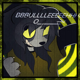 big_eyes smile solo spiral text vomitcollie finn_(vomitcollie) border_collie canid canine canis collie domestic_dog herding_dog mammal pastoral_dog sheepdog 1:1 distracting_watermark hi_res watermark trans_(lore) trans_man_(lore)