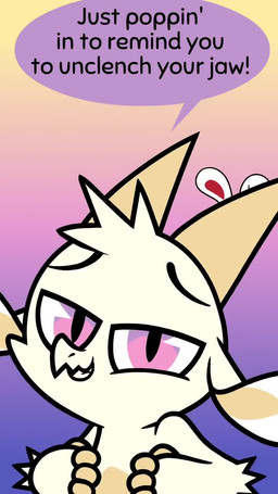 ambiguous_gender big_tail biped black_eyes black_sclera claw_fingers claws dialogue dislocation duo feral fur gradient_background horn humor pie_cut_eyes pupils red_pupils semi-anthro simple_background speech_bubble tail talking_to_viewer text white_body white_fur kyrakupetsky christina_vee_valenzuela_(va) chikn_nuggit mythology fwench_fwy_(chikn_nuggit) iscream_(chikn_nuggit) dragon lagomorph leporid mammal mythological_creature mythological_scalie rabbit scalie 2022 2d_animation 9:16 animated digital_media_(artwork) english_audio english_text hi_res short_playtime sound video voice_acted nonbinary_(lore)