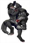 69_position anthro anthro_on_anthro balls duo erection father_penetrating_son genitals knot male male/male male_penetrated male_penetrating male_penetrating_male oral penetration penis sex son_penetrating_father chatonbleu arch_noven kal_noven canid canine canis mammal wolf father_(lore) father_and_child_(lore) father_and_son_(lore) incest_(lore) parent_(lore) parent_and_child_(lore) parent_and_son_(lore) son_(lore)