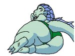 anthro big_butt butt camel_toe clothed clothing feet female huge_butt huge_thighs panties skimpy solo tail thick_thighs thong underwear howardhorrendous disney luca_(pixar) mythology pixar daniela_paguro aquatic_dragon dragon fish marine monster mythological_creature mythological_scalie scalie digital_media_(artwork) flipnote_studio_3d_(artwork)