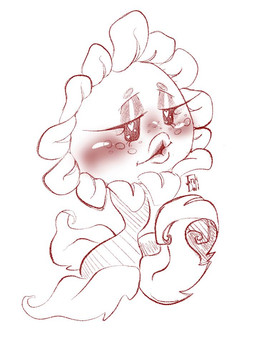 bedroom_eyes blush female flower freckled_face freckles heart_eyes heart_symbol lips narrowed_eyes plant seductive sunflower thick_lips inkdoll electronic_arts plants_vs._zombies popcap_games animate_inanimate elemental_creature flora_fauna flower_creature sunflower_(pvz) monochrome sketch