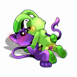 anthro blush bodily_fluids breasts cowgirl_position cum cum_in_vagina cum_inside duo female from_front_position genital_fluids genitals heart_eyes heart_symbol image_sequence kiss_on_lips kissing male male/female on_bottom on_top penetration penile penile_penetration penis penis_in_vagina sex vaginal vaginal_penetration danigrex2n mob_entertainment poppy_playtime smiling_critters catnap_(poppy_playtime) hoppy_hopscotch felid feline lagomorph leporid mammal rabbit 1:1 absurd_res hi_res