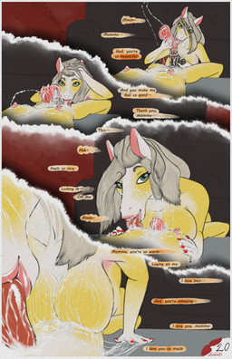 adolescent adult_on_adolescent age_difference animal_genitalia animal_penis anthro areola balls bedroom_eyes big_penis bodily_fluids breasts cum cum_on_belly cum_on_body cum_on_breasts cum_on_chest cum_on_face cum_on_penis cum_on_tongue cum_string cumshot dialogue duo ejaculation equine_genitalia equine_penis erection excessive_cum excessive_genital_fluids female first_person_view fur furniture genital_fluids genitals hair half-closed_eyes hand_on_penis holding_penis licking licking_another licking_cum licking_partner looking_at_viewer lying male male/female male_pov narrowed_eyes nipples nude on_back open_mouth oral orgasm penile penis penis_between_breasts penis_lick seductive sex smile sofa speech_bubble spread_legs spreading text tongue tongue_out young young_anthro young_male redleveret caleb_(redleveret) diana_(redleveret) equid equine horse mammal absurd_res comic digital_media_(artwork) english_text hi_res incest_(lore) mother_(lore) mother_and_child_(lore) mother_and_son_(lore) parent_(lore) parent_and_child_(lore) parent_and_son_(lore) son_(lore)