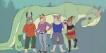 2018 2_toes 4_toes 5_fingers absurd_res anthro arm_grab armorine athletic barefoot bedroom_eyes belly biped black_clothing blep blue_clothing blue_shirt blue_tank_top blue_topwear bottomwear breasts brown_body brown_fur brown_markings canid canine canis cheek_tuft chloe_(armorine) claws clothed clothing colored cougar deer dipstick_tail dragon european_mythology eye_contact eyebrows facial_tuft fangs feet felid feline female feral fingers fluffy fluffy_tail forest front_view full-length_portrait fur green_body green_bottomwear green_clothing green_pants green_scales grey_body grey_fur grey_horn group half-closed_eyes hand_in_pants hand_on_hip hi_res hooves horn jake_(armorine) justin_(armorine) lagomorph leg_warmers legwear leporid licking licking_lips licking_own_lips long_tail looking_at_another male mammal markings multicolored_body multicolored_fur multicolored_tail mythological_creature mythological_scalie mythology narrowed_eyes neck_tuft nipple_outline one_leg_up open_mouth open_smile orange_clothing orange_eyes orange_shirt orange_topwear outside pants plant portrait purple_clothing quadruped rabbit raised_leg red_bottomwear red_clothing red_eyes red_shorts samantha_(armorine) scales scalie seductive self_lick shirt shorts simple_background size_difference smile spikes standing symbol tail tail_markings tan_body tan_fur tank_top teeth text toes tongue tongue_out topwear tree tuft watermark western_dragon white_body white_claws white_fur wingless_dragon wolf