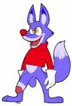 anthro balls bottomless circumcised clothed clothing genitals humanoid_genitalia humanoid_penis male penis solo concupisco ben_10 cartoon_network xingo canid canine fox mammal hi_res