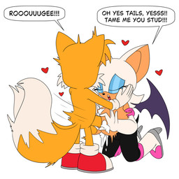 age_difference anthro big_breasts blue_eyeshadow breast_play breasts duo ejaculation eyelashes eyeshadow facial_tuft female glistening_eyelids holding_face long_eyelashes makeup male male/female motion_lines older_female sex text titfuck tuft young younger_male 4chan_anon anonymous_artist sega sonic_the_hedgehog_(series) miles_prower rouge_the_bat bat canid canine fox mammal red_fox true_fox 1:1 english_text hi_res