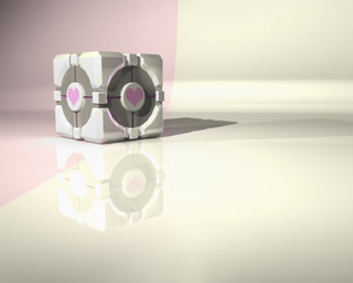 heart_symbol not_furry reflection reflective_floor simple_background zero_pictured apollo_(artist) nephisdragon portal_(series) valve valve_corporation weighted_companion_cube inanimate_object 2007 3d_(artwork) 5:4 digital_media_(artwork) grandfathered_content wallpaper