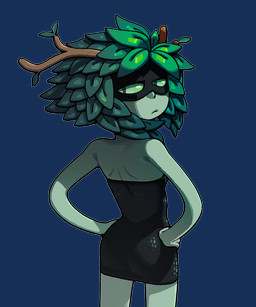 antlers butt clothed clothing dress eyemask eyewear female green_body green_eyes green_skin horn leaf leaf_hair minidress not_furry plant plant_hair pseudo_hair solo toony tube_dress discount-supervillain adventure_time cartoon_network huntress_wizard elemental_creature elemental_humanoid flora_fauna humanoid mammal plant_humanoid 5:6 alpha_channel digital_media_(artwork)
