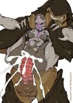 2021 4_balls abdominal_bulge absurd_res ahegao alien balls bioware bodily_fluids breasts cum cum_in_pussy cum_inside cum_on_penis darkened_balls darkened_genitalia digital_media_(artwork) duo electronic_arts erection etheross female female_penetrated from_behind_position fucked_silly full_nelson genital_fluids genitals glistening glistening_body hi_res interspecies krogan looking_pleasured male male/female male_penetrating male_penetrating_female mass_effect multi_balls multi_genitalia nipples penetration penile penile_penetration penis penis_in_pussy reverse_stand_and_carry_position sex standing standing_sex sweat text turian unusual_anatomy unusual_genitalia unusual_penis vaginal vaginal_penetration