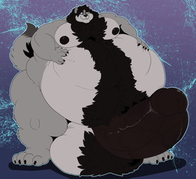 anthro areola balls barefoot beer_belly belly big_balls big_belly big_muscles big_pecs big_penis body_hair butt chest_hair claws erection eyewear eyewear_only facial_hair feet fur genitals glasses glasses_only hair hairy hairy_balls huge_balls huge_pecs huge_penis humanoid_genitalia humanoid_penis hyper hyper_balls hyper_genitalia hyper_penis male mane muscular navel nipples nude obese obese_anthro obese_male overweight overweight_anthro overweight_male pecs penis plantigrade pubes simple_background smile solo standing tail thick_penis thick_thighs toes tuft wearing_glasses xibalbakat felid lion mammal pantherine digital_media_(artwork)