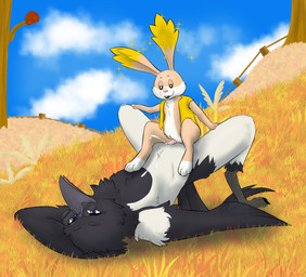anthro anthro_on_feral beak bestiality big_ears black_body black_feathers bodily_fluids claws clothing cum cum_on_belly cum_on_body cum_on_chest cum_string detailed_background duo ejaculating_on_another ejaculation ellie_(akitoe) feathers female female_anthro female_penetrated feral genital_fluids genitals lying male male/female male_feral nude on_back orgasm penetration penis pull_out sitting sitting_on_another size_difference topwear vest vulva white_body white_feathers winged_arms wings championwhoops_(artist) mario_bros nintendo super_mario_galaxy avian bird corvid lagomorph leporid magpie_(corvid) mammal oscine passerine star_bunny absurd_res hi_res
